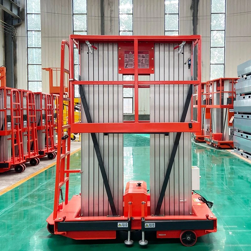 Thang máy người đứng bằng nhôm đôi Mast