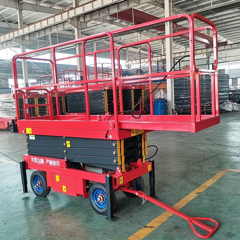 Semi Electric Mobile Scissor Lift high quality