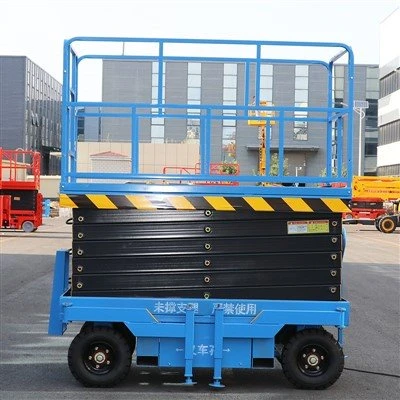Xe nâng cắt kéo mini nhỏ gọn