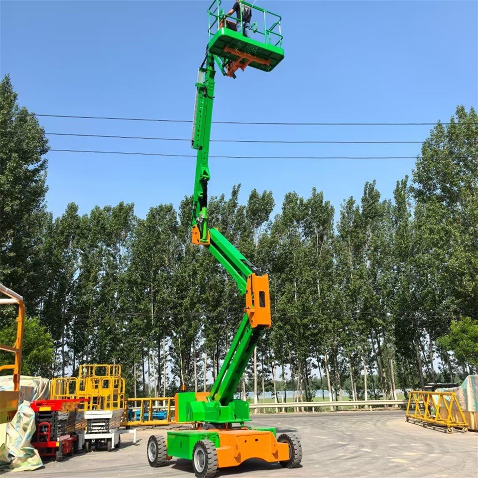 Xe nâng có khớp nối có bánh xe
